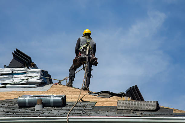 Professional Roofing technician working in Southgate, FL